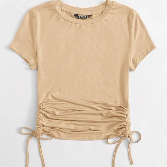 Drawstring Side Solid Tee Bundle - Picture 2 of 7